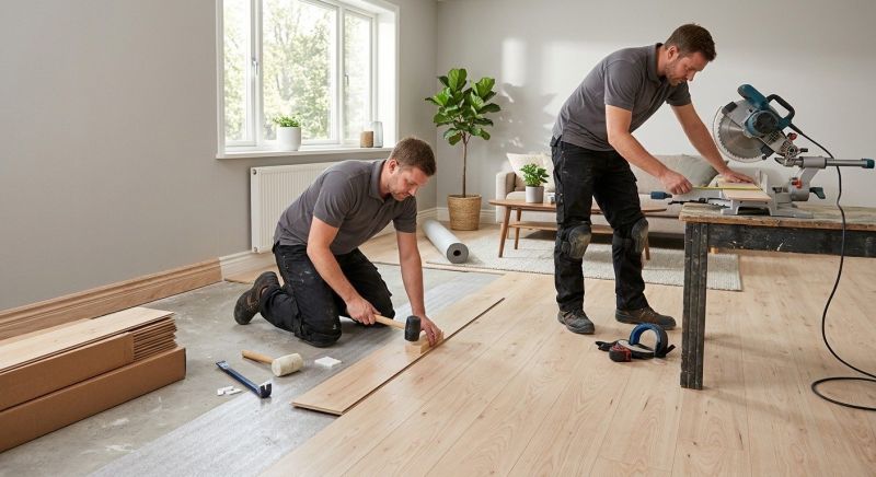 Laminate Floor Installation in Roseville, CA