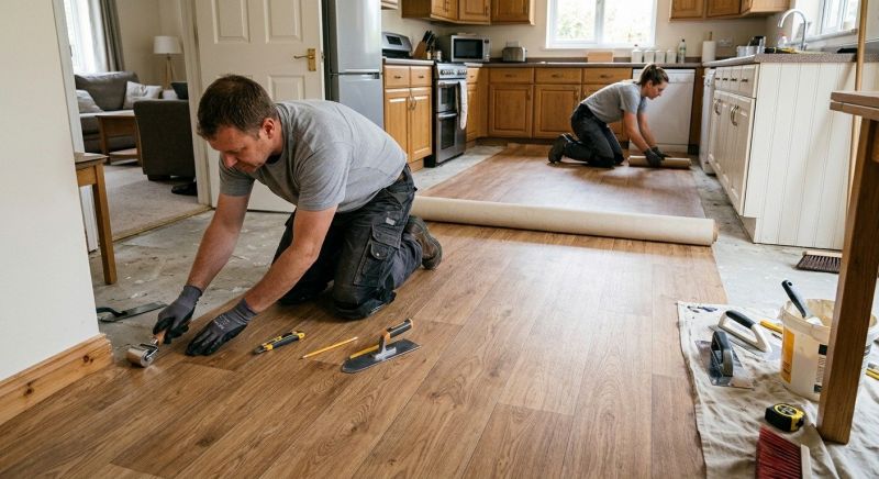 Linoleum Floor Installation in Arvada, CO