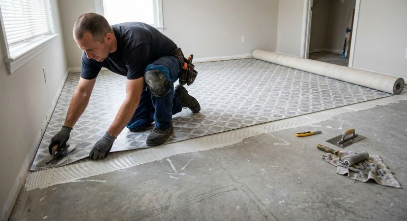 Sheet Linoleum Installation in Scottsdale, AZ