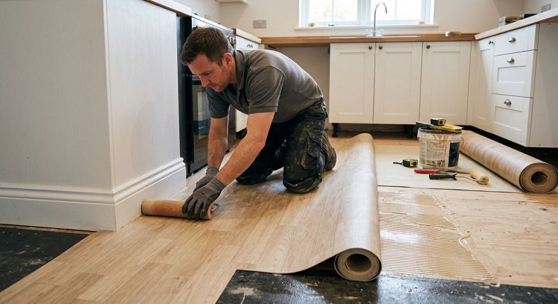 Sheet Linoleum Installation in San Antonio, TX