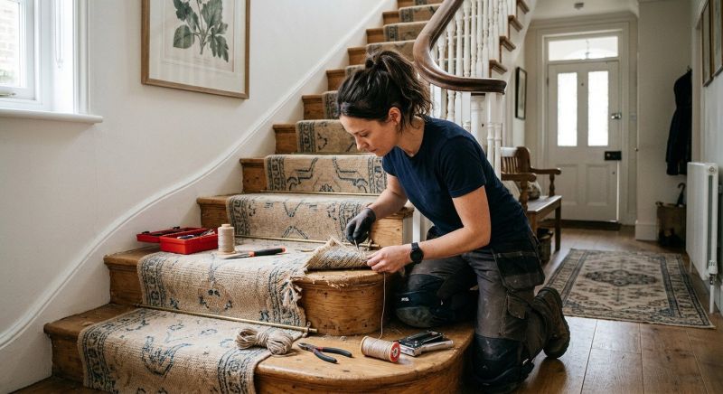 Stair Runner Repair in Overland Park, KS