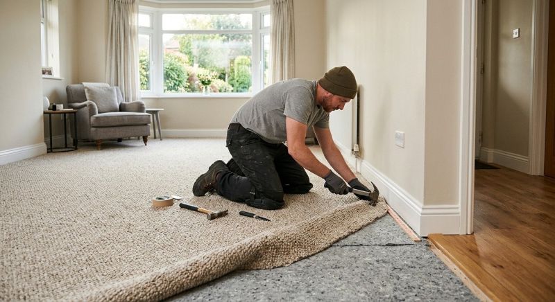 Textured Carpet Installation in Old Bridge, NJ