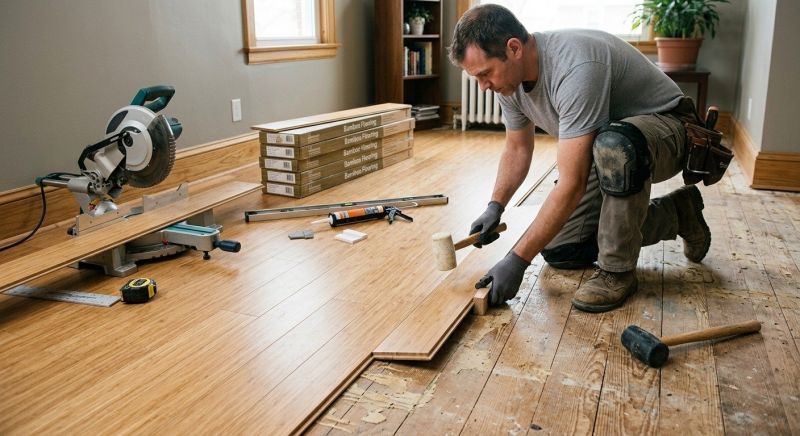 Bamboo Flooring Installation in Fort Worth, TX