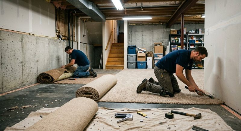 Basement Carpet Replacement in Somerset County, NJ