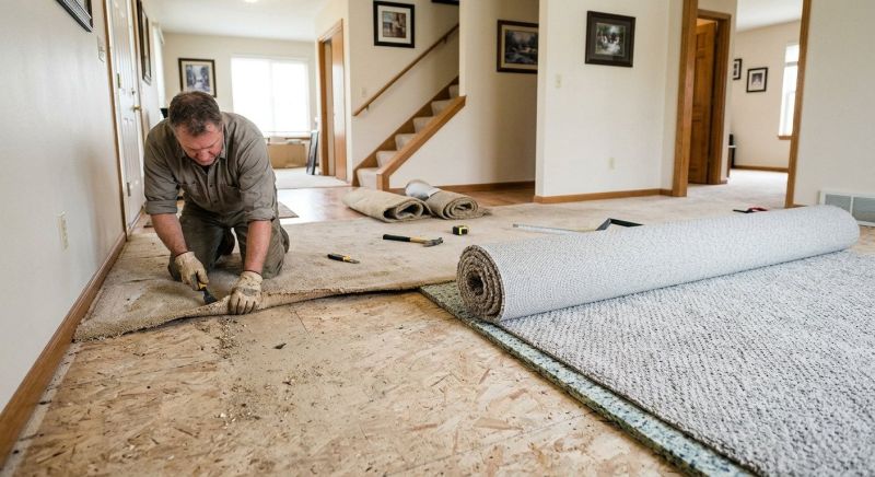 Basement Carpet Replacement in Somerset County, NJ