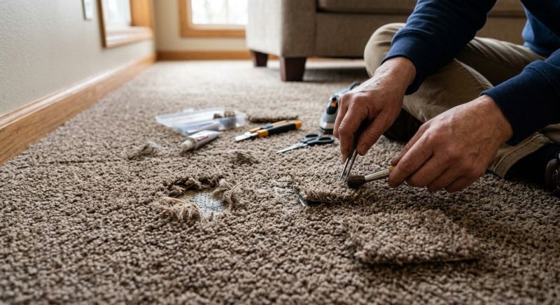 Carpet Hole Repair in Overland Park, KS