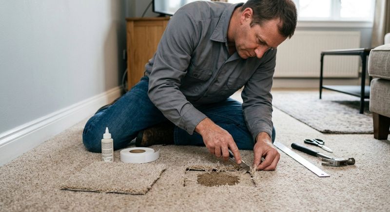 Carpet Hole Repair in Olathe, KS