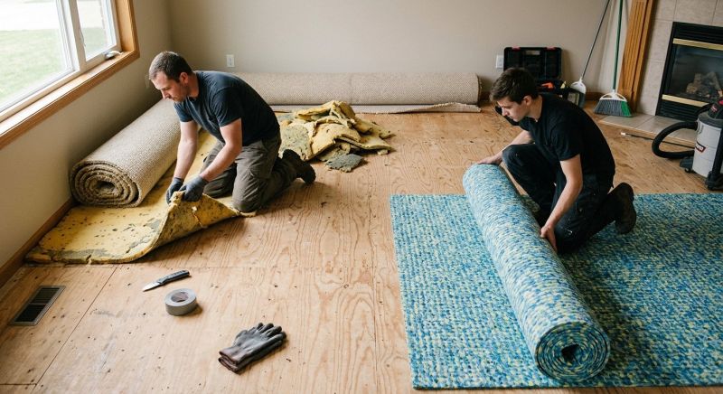 Carpet Underlay Replacement in Kansas City, KS
