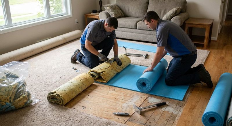 Carpet Underlay Replacement in Kansas City, KS