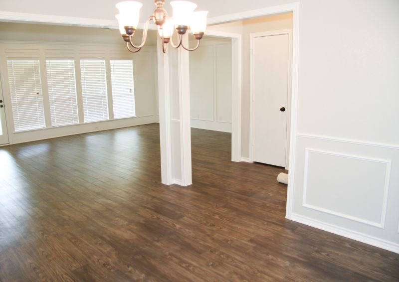 Dark Wood Floor Installation in Austin, TX