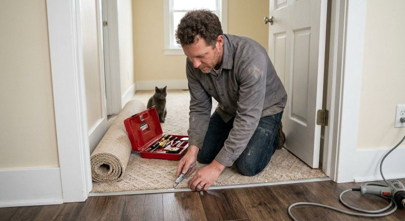 Doorway Carpet Repair in Kansas City, KS