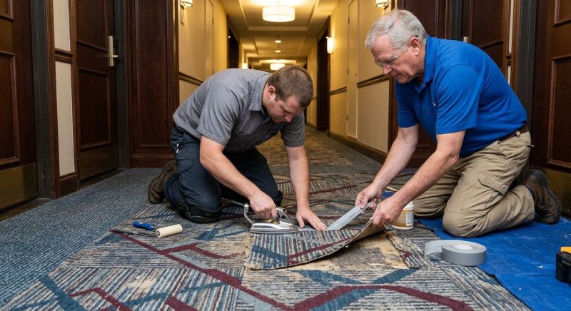 Doorway Carpet Repair in Alpharetta, GA