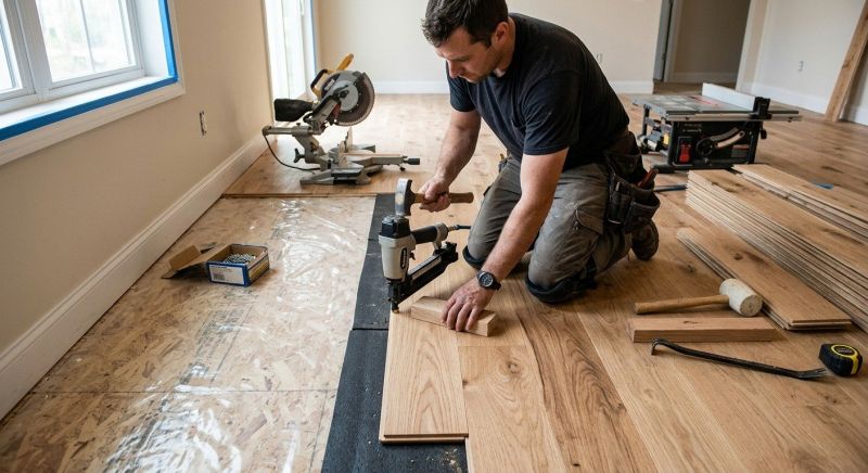 Finished Floor Installation in San Antonio, TX