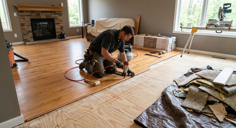 Hardwood Floor Renovation in Manassas, VA