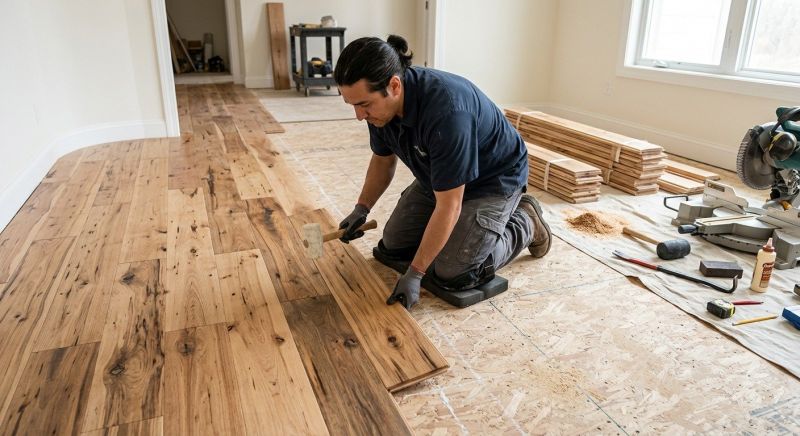 Hickory Floor Installation in Austin, TX