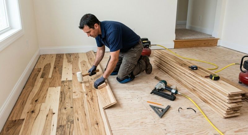 Hickory Floor Installation in Phoenix, AZ