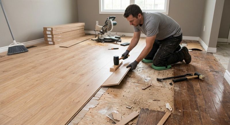Laminate Floor Installation in Roseville, CA