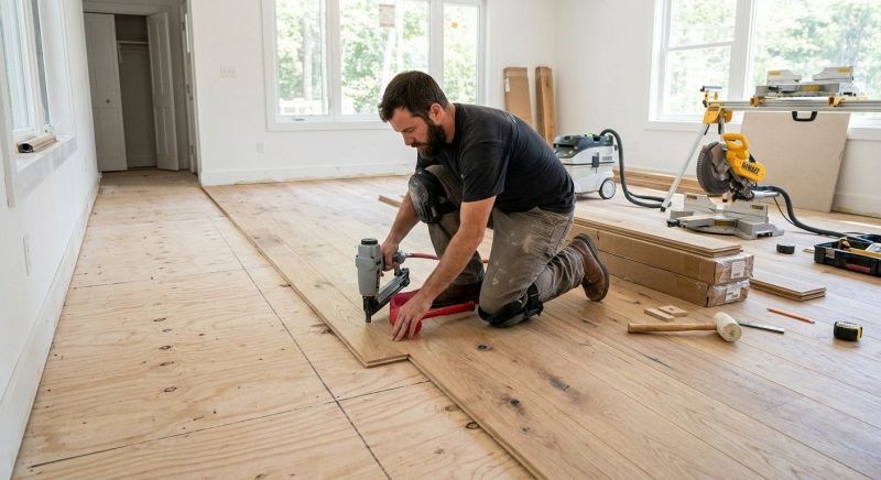 Oak Floor Installation in Austin, TX