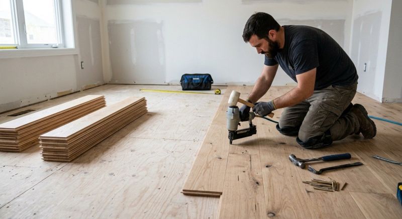 Oak Floor Replacement in Manassas, VA