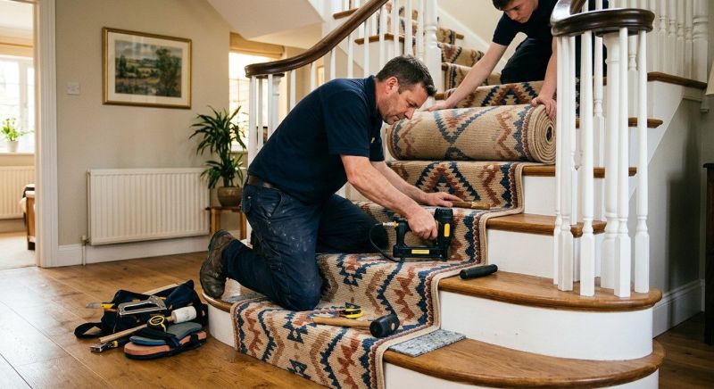 Stair Carpet Replacement in Somerset County, NJ