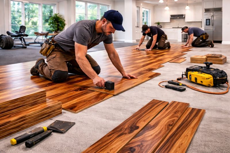 Teak Flooring Installation in Austin, TX