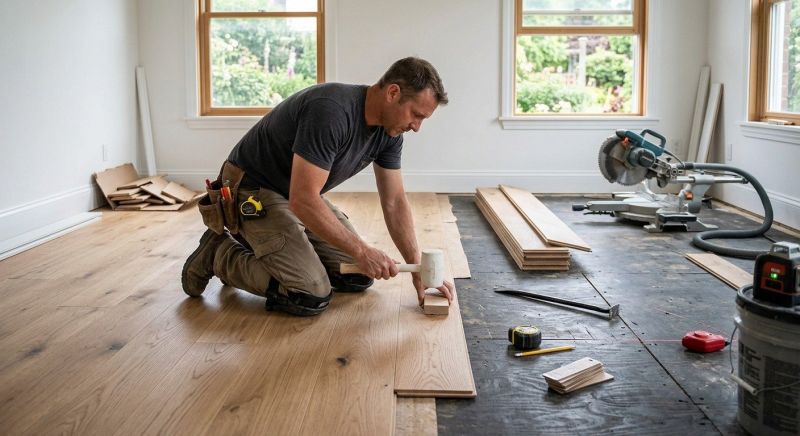 Walnut Flooring Installation in Manassas, VA