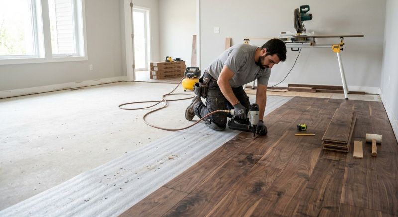 Walnut Flooring Installation in Phoenix, AZ