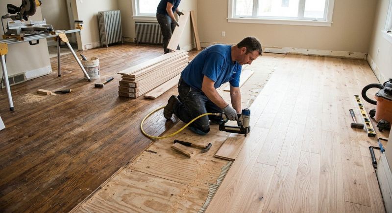 Wood Floor Replacement in Manassas, VA